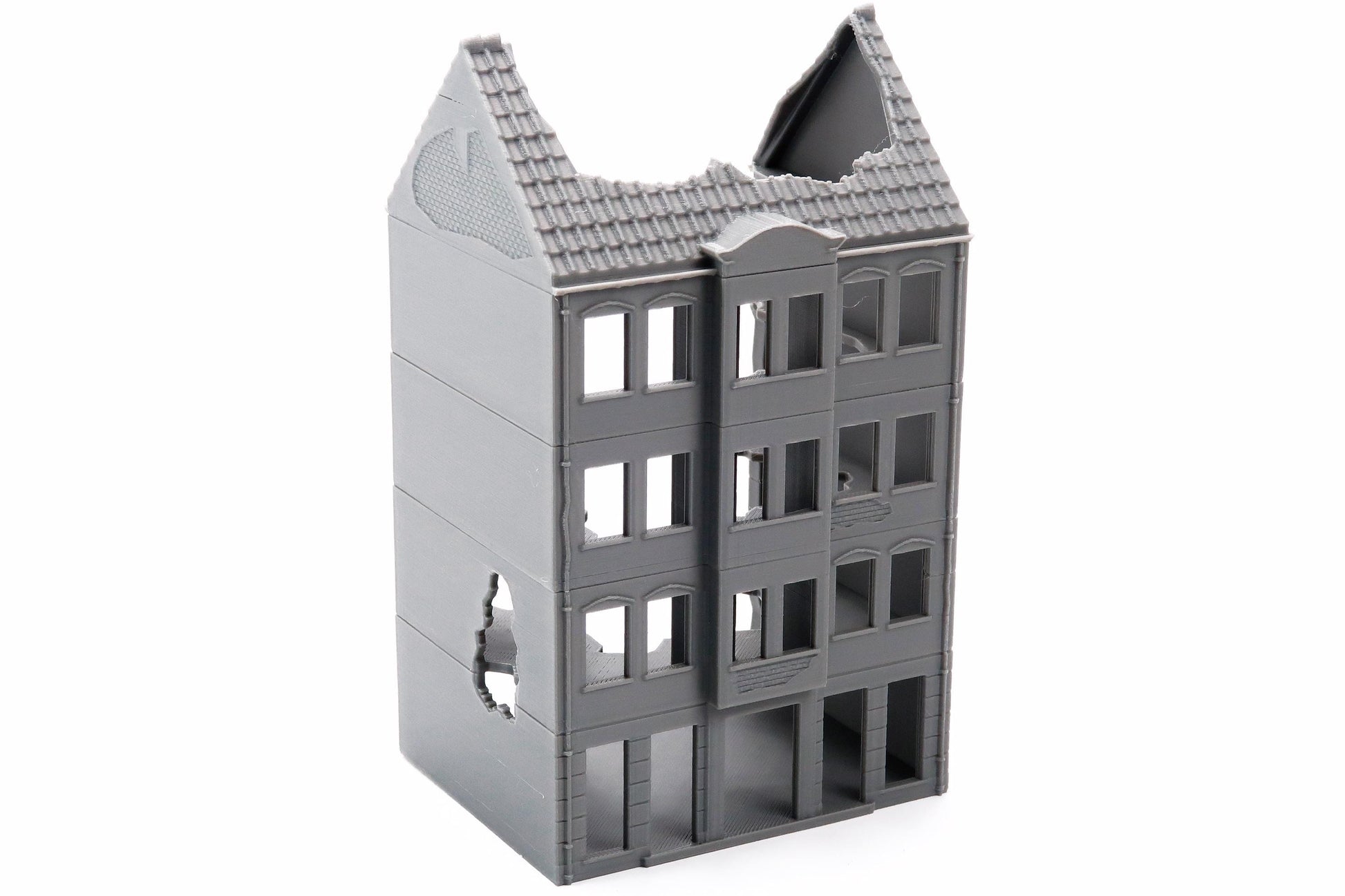 Wargaming Terrain WWII Berlin Destroyed Building Various Scales Historical Wargaming (US tariffs are pre-paid by us)