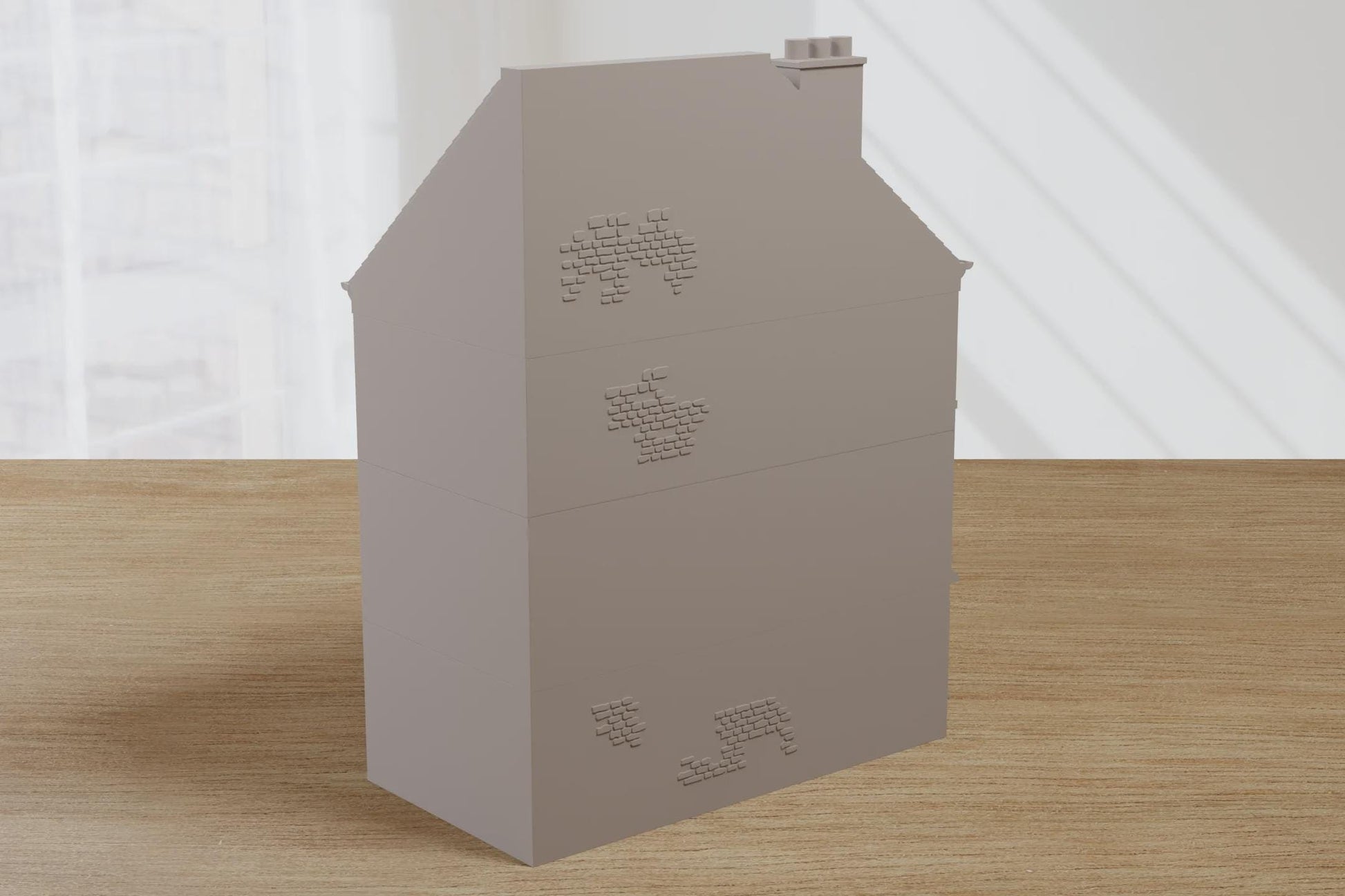 Wargaming Terrain WWII Caen Corner Building 1 Various Scales Historical Wargaming (US tariffs are pre-paid by us)