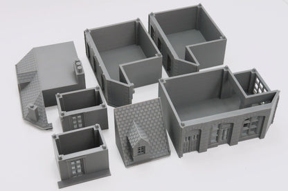 Wargaming Terrain WWII Caen Corner Building 2 Various Scales Historical Wargaming (US tariffs are pre-paid by us)