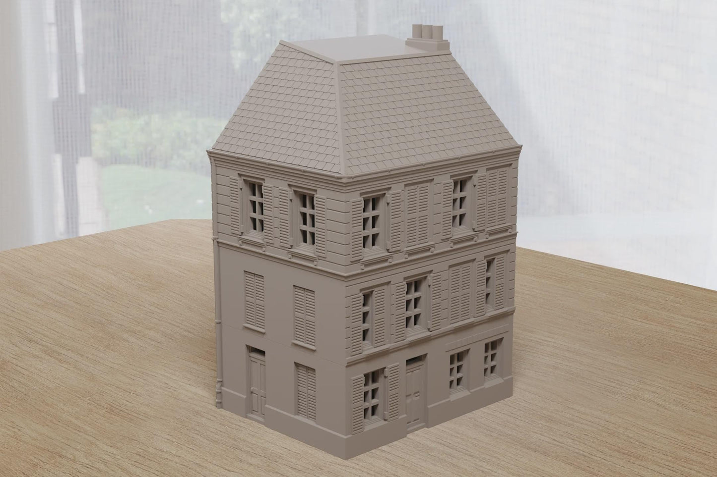 Wargaming Terrain WWII Caen Corner Building 3 Various Scales Historical Wargaming (US tariffs are pre-paid by us)