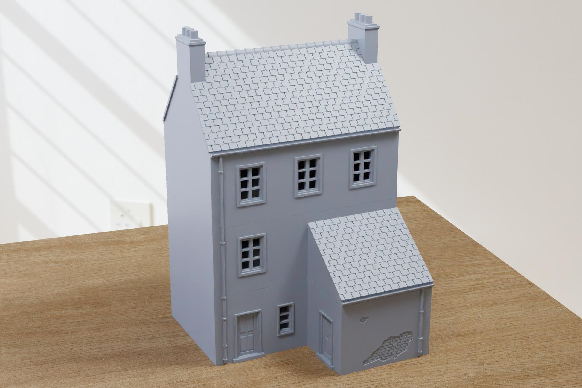 Wargaming Terrain WWII Caen Corner Building 4 Various Scales Historical Wargaming (US tariffs are pre-paid by us)