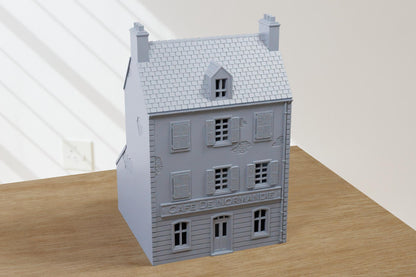 Wargaming Terrain WWII Caen Corner Building 4 Various Scales Historical Wargaming (US tariffs are pre-paid by us)