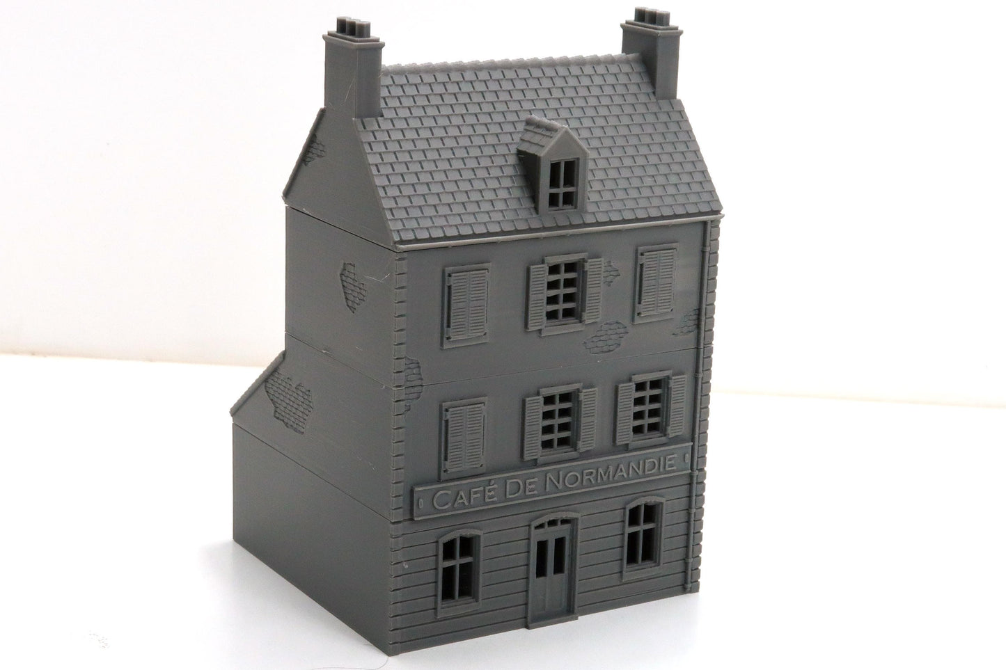 Wargaming Terrain WWII Caen Corner Building 4 Various Scales Historical Wargaming (US tariffs are pre-paid by us)