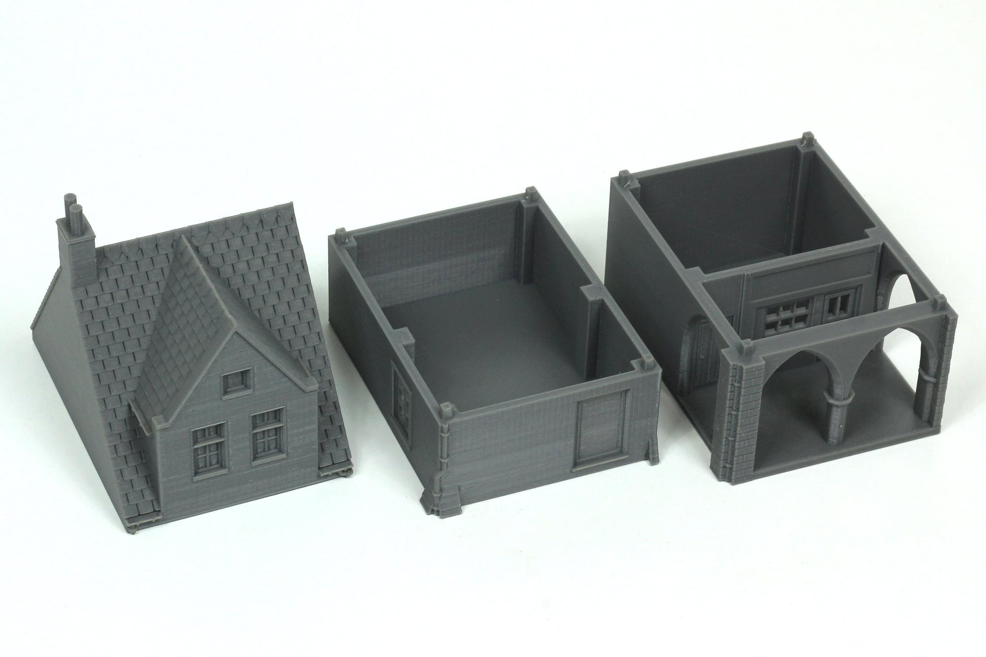 Wargaming Terrain WWII Carentan Medieval Arcades Set Various Scales Historical Wargaming (US tariffs are pre-paid by us)