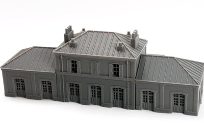Wargaming Terrain WWII Carentan Train Station Various Scales Historical Wargaming (US tariffs are pre-paid by us)
