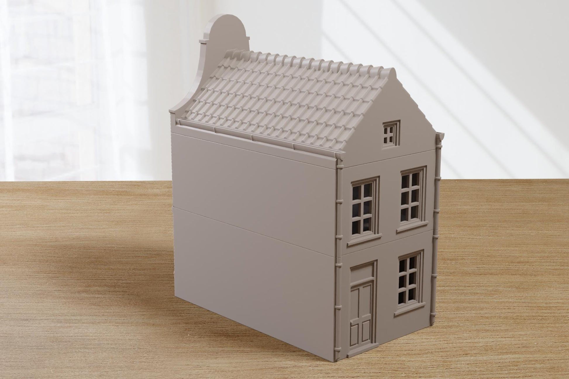 Wargaming Terrain WWII Dutch Canal Gable House Delft 1 Various Scales Historical Wargaming (US tariffs are pre-paid by us)