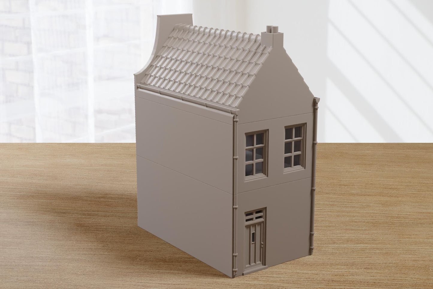 Wargaming Terrain WWII Dutch Canal Gable House Delft 2 Various Scales Historical Wargaming (US tariffs are pre-paid by us)