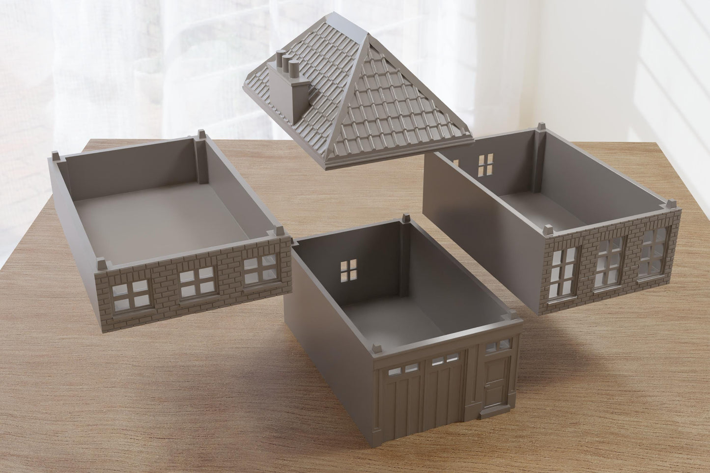 Wargaming Terrain WWII Dutch Arnhem Row House 1 Various Scales Historical Wargaming (US tariffs are pre-paid by us)