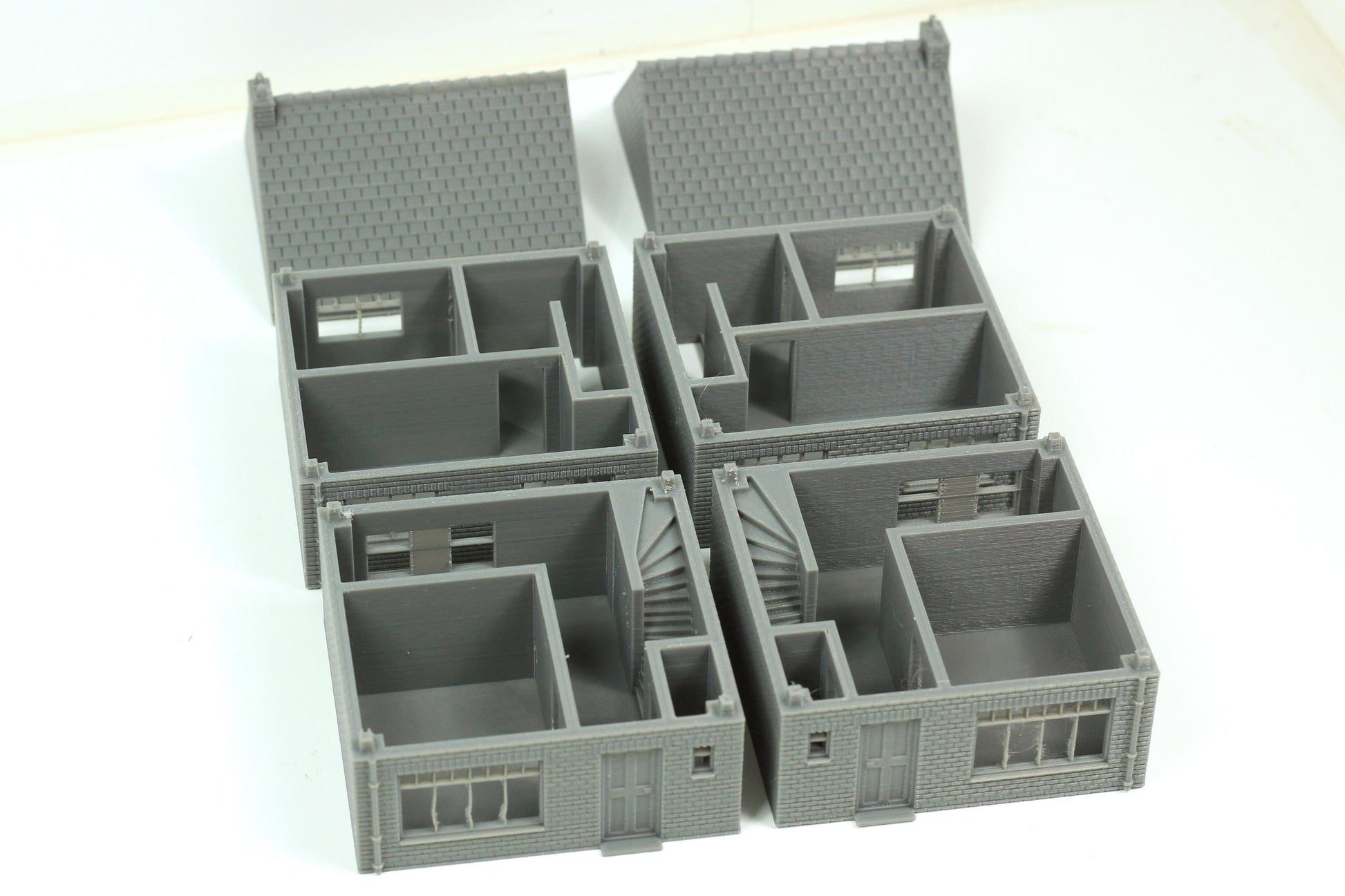 Wargaming Terrain WWII Dutch Terraced House Rijtjeshuis Various Scales Historical Wargaming (US tariffs are pre-paid by us)