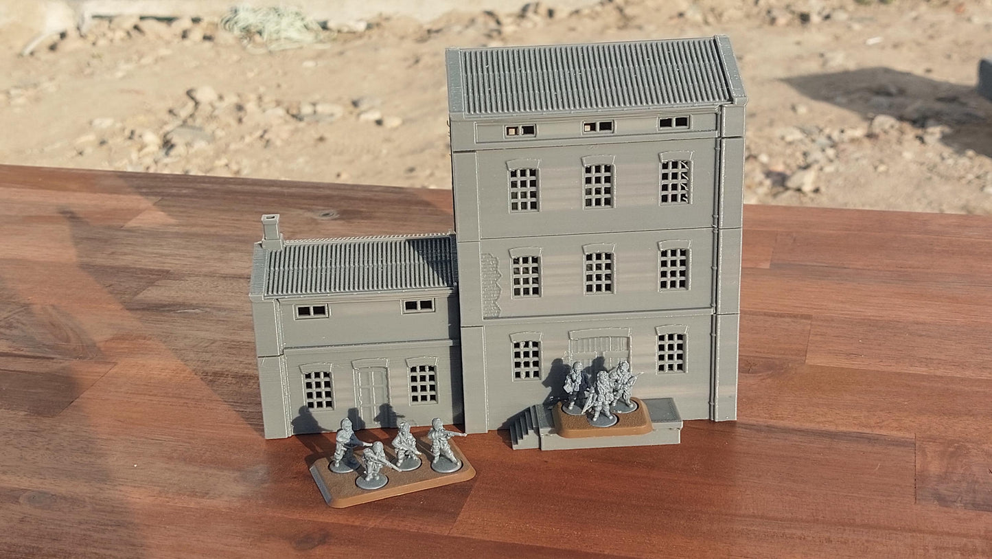 Wargaming Terrain WWII Industrial Mill Various Scales Historical Wargaming (US tariffs are pre-paid by us)