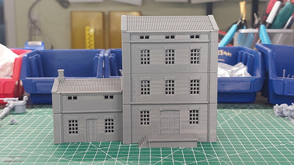 Wargaming Terrain WWII Industrial Mill Various Scales Historical Wargaming (US tariffs are pre-paid by us)