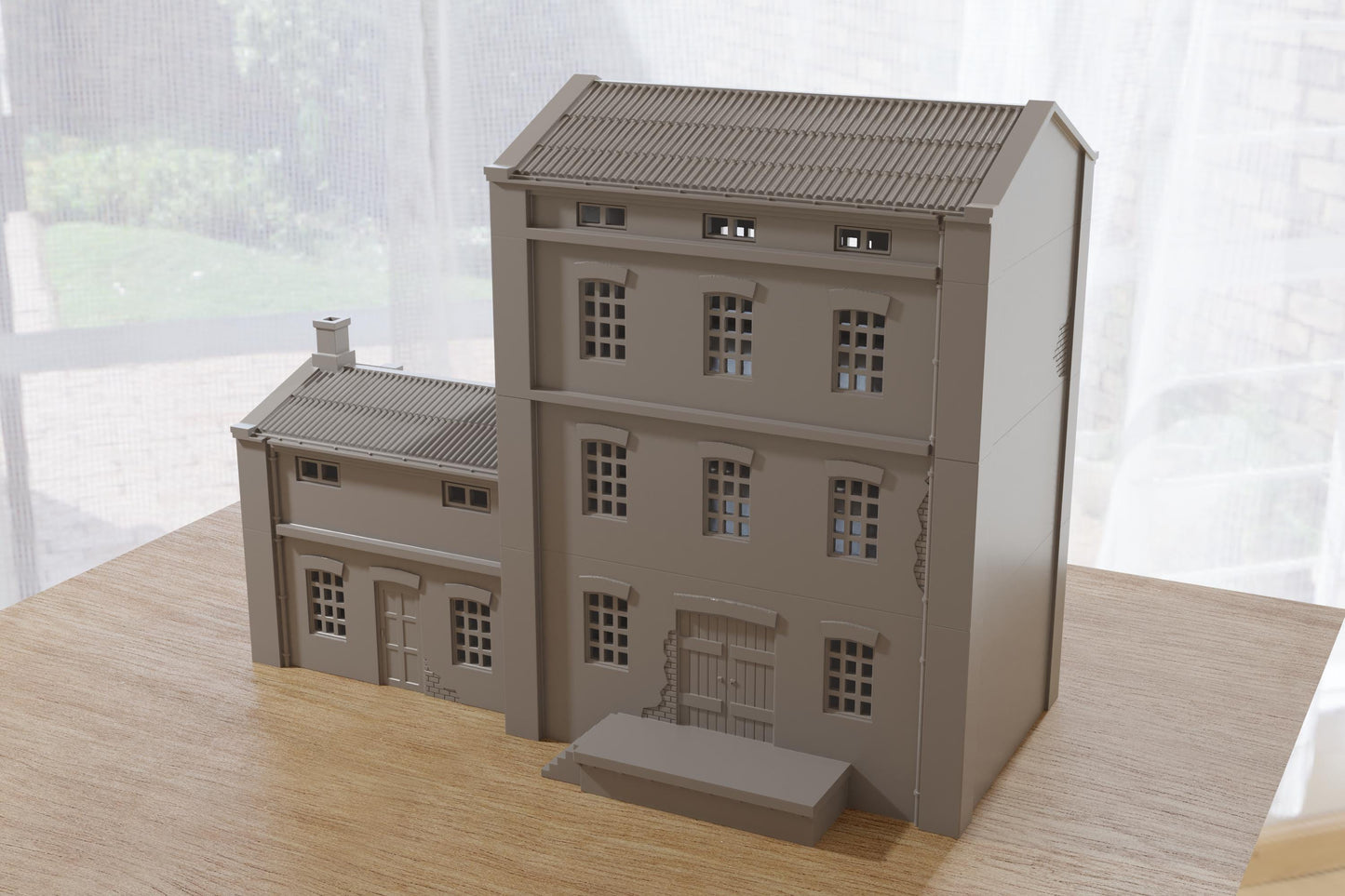 Wargaming Terrain WWII Industrial Mill Various Scales Historical Wargaming (US tariffs are pre-paid by us)