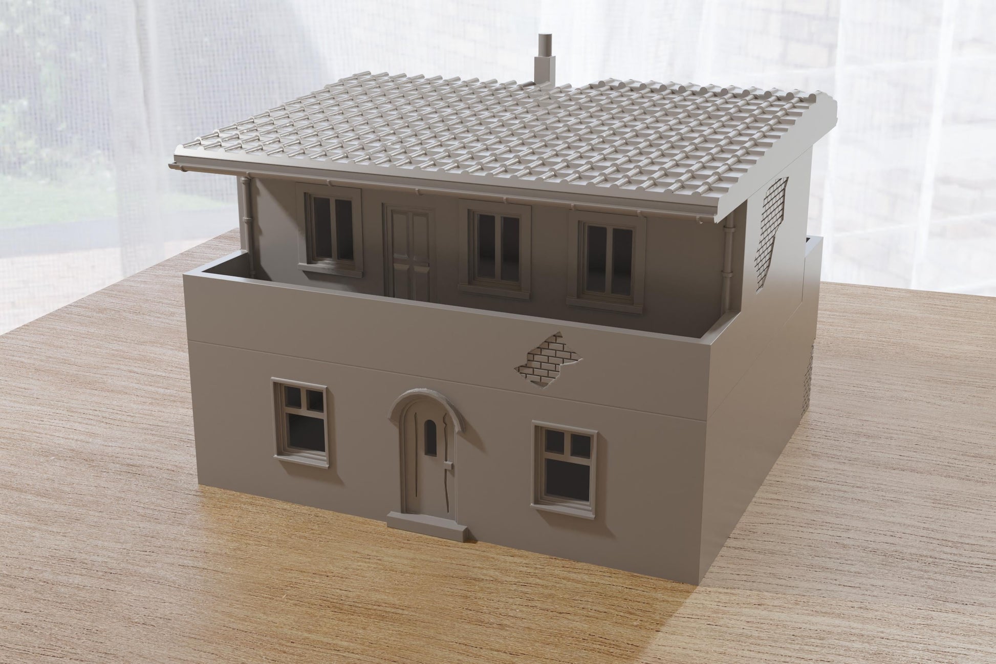 Wargaming Terrain WWII Italian House 3 Various Scales Historical Wargaming (US tariffs are pre-paid by us)