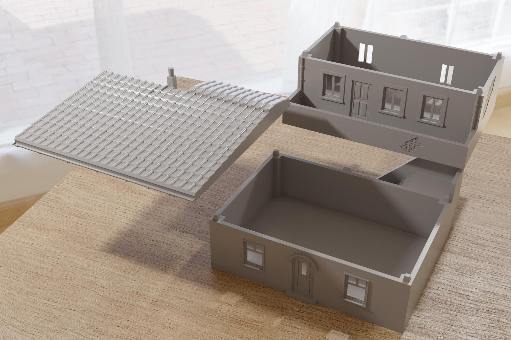 Wargaming Terrain WWII Italian House 3 Various Scales Historical Wargaming (US tariffs are pre-paid by us)