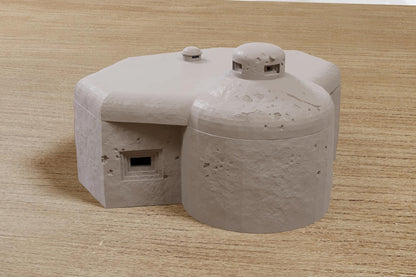 Wargaming Terrain WWII Maginot Line Fort Col des Banquettes Bunker Various Scales Historical Wargaming (US tariffs are pre-paid by us)