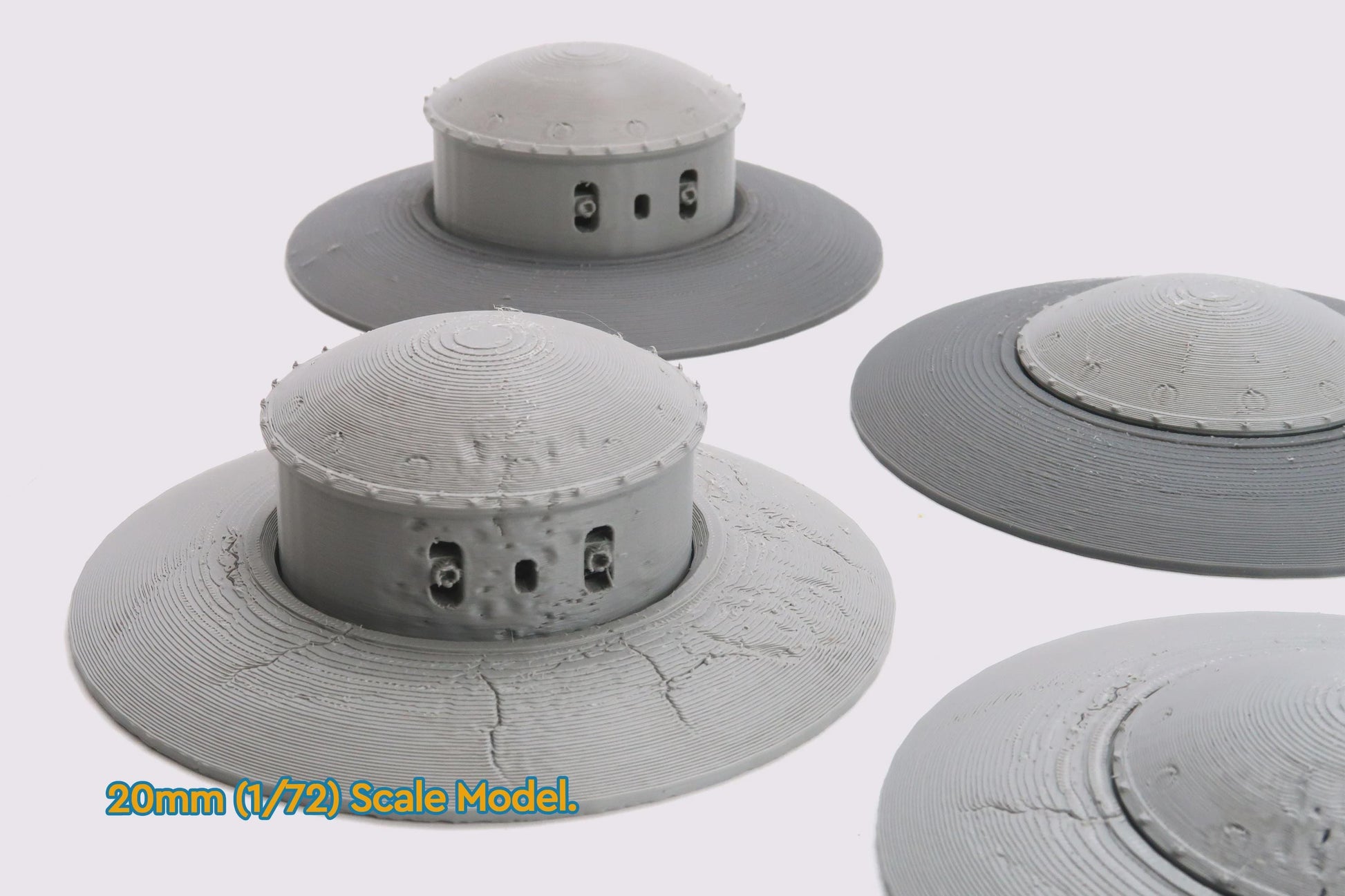 Wargaming Terrain WWII Maginot Line Gun Turret M1932 Set Warehouse Various Scales Historical Wargaming (US tariffs are pre-paid by us)