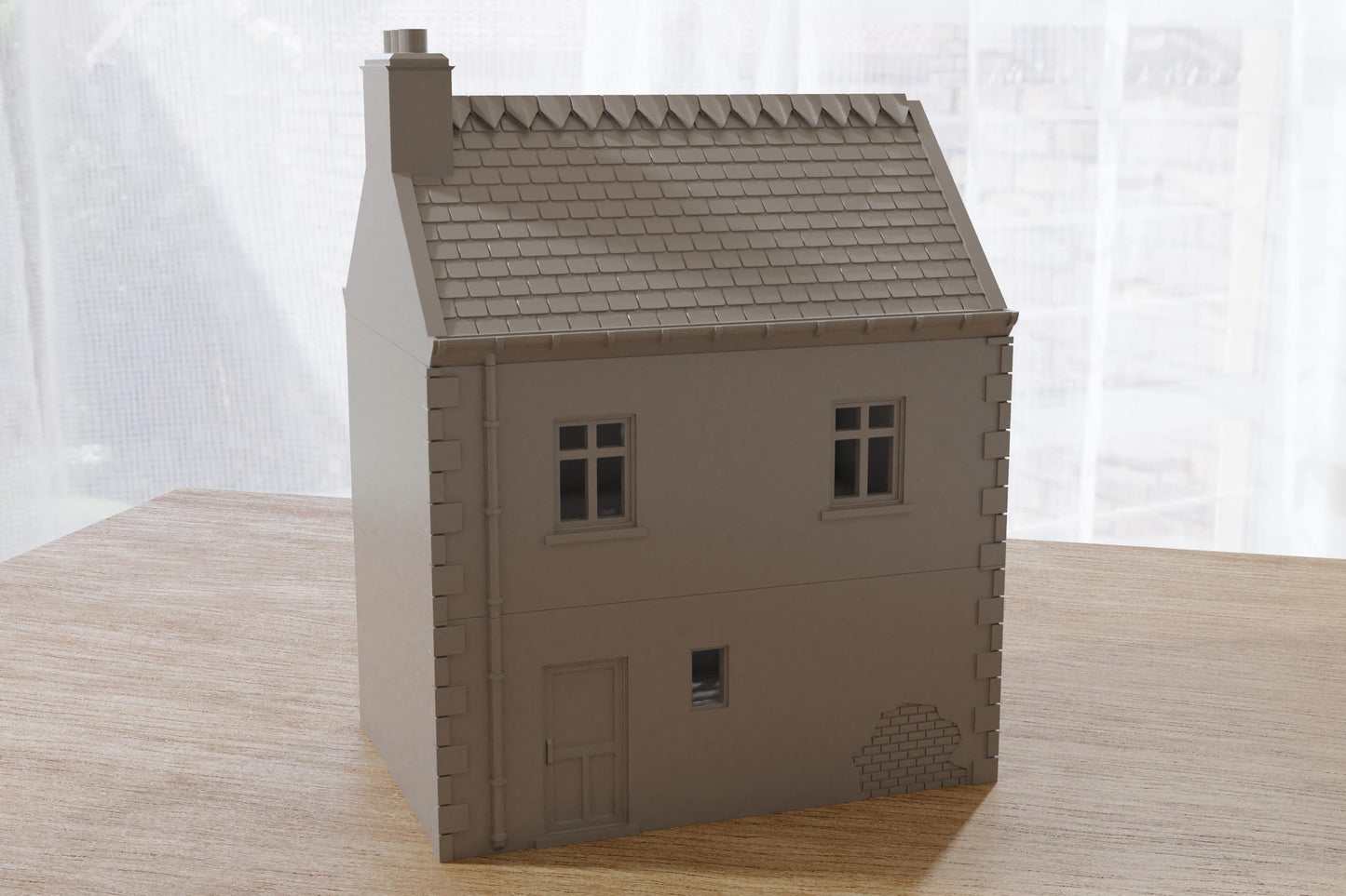 Wargaming Terrain WWII Normandy Row House 1 Various Scales Historical Wargaming (US tariffs are pre-paid by us)