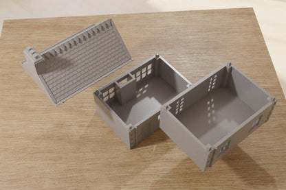 Wargaming Terrain WWII Normandy Row House 1 Various Scales Historical Wargaming (US tariffs are pre-paid by us)