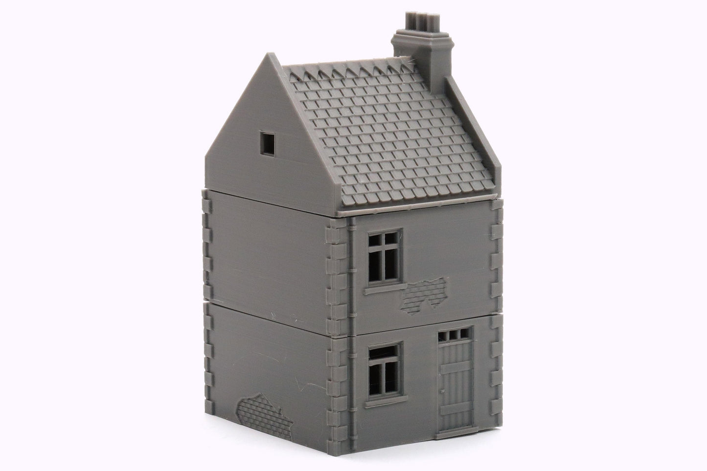 Wargaming Terrain WWII Normandy Row House 2 Various Scales Historical Wargaming (US tariffs are pre-paid by us)