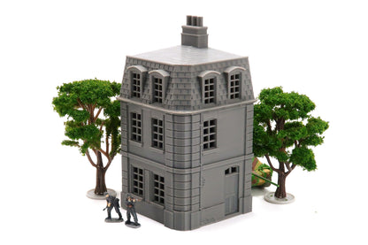 Wargaming Terrain WWII Normandy Row House 4 Various Scales Historical Wargaming (US tariffs are pre-paid by us)