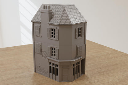 Wargaming Terrain WWII Normandy Corner Block House Various Scales Historical Wargaming (US tariffs are pre-paid by us)