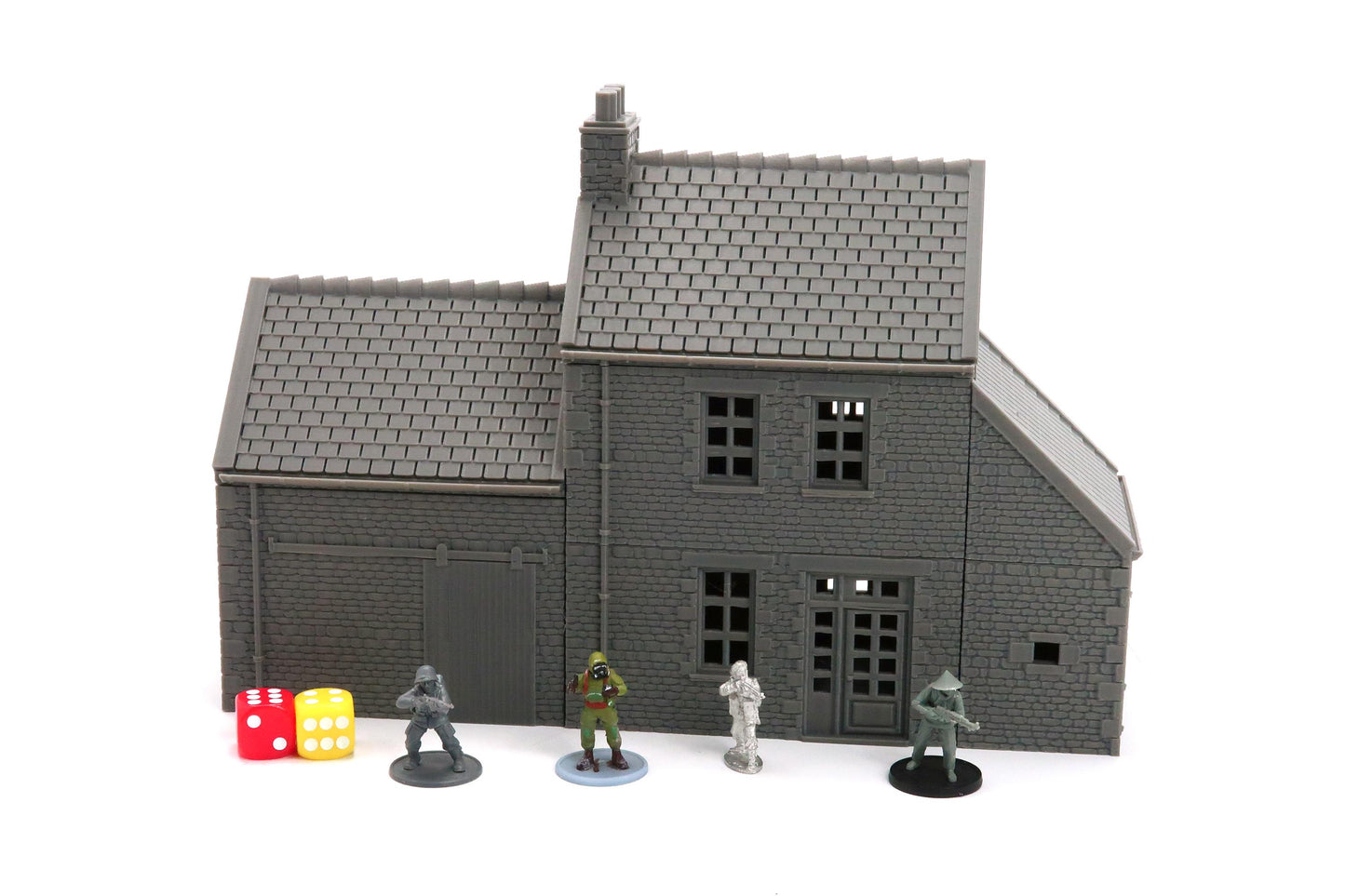 Wargaming Terrain WWII Normandy Farmhouse Various Scales Historical Wargaming (US tariffs are pre-paid by us)