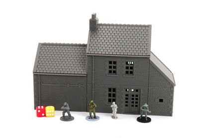Wargaming Terrain WWII Normandy Farmhouse Various Scales Historical Wargaming (US tariffs are pre-paid by us)