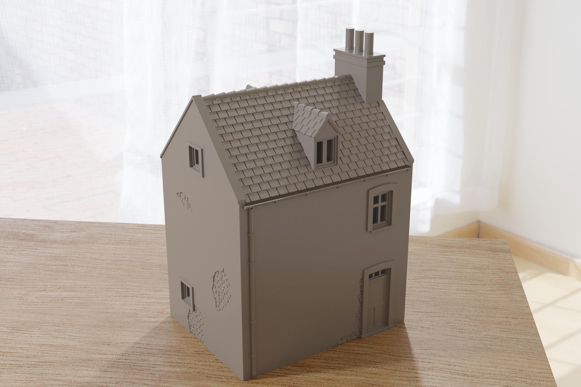 Wargaming Terrain WWII Normandy French Village House 5 Various Scales Historical Wargaming (US tariffs are pre-paid by us)