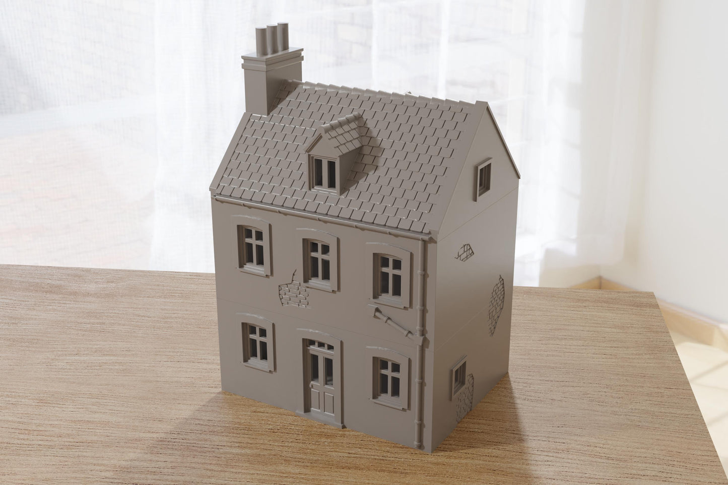 Wargaming Terrain WWII Normandy French Village House 5 Various Scales Historical Wargaming (US tariffs are pre-paid by us)