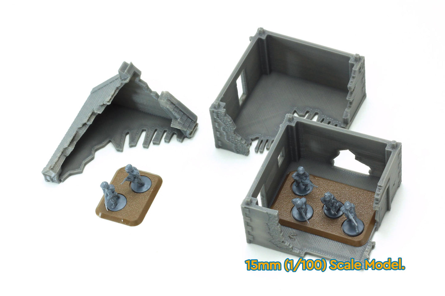 Wargaming Terrain WWII Normandy French Village House 6 Various Scales Historical Wargaming (US tariffs are pre-paid by us)