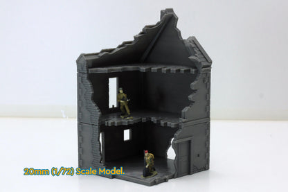 Wargaming Terrain WWII Normandy French Village House 6 Various Scales Historical Wargaming (US tariffs are pre-paid by us)