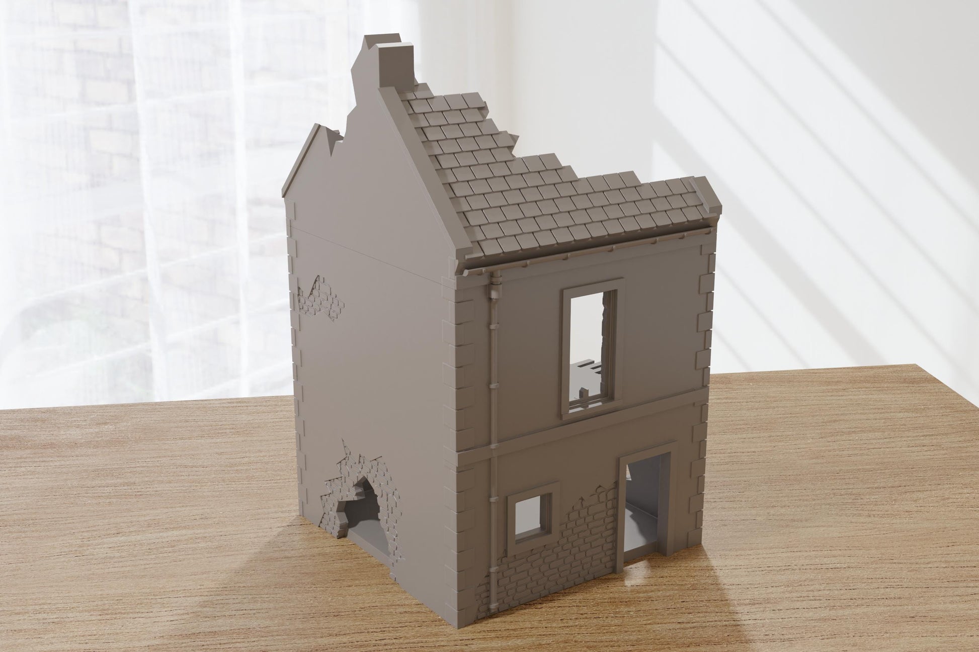 Wargaming Terrain WWII Normandy French Village House 6 Various Scales Historical Wargaming (US tariffs are pre-paid by us)