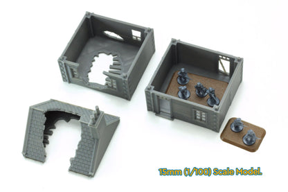 Wargaming Terrain WWII Normandy French Village House 7 Various Scales Historical Wargaming (US tariffs are pre-paid by us)