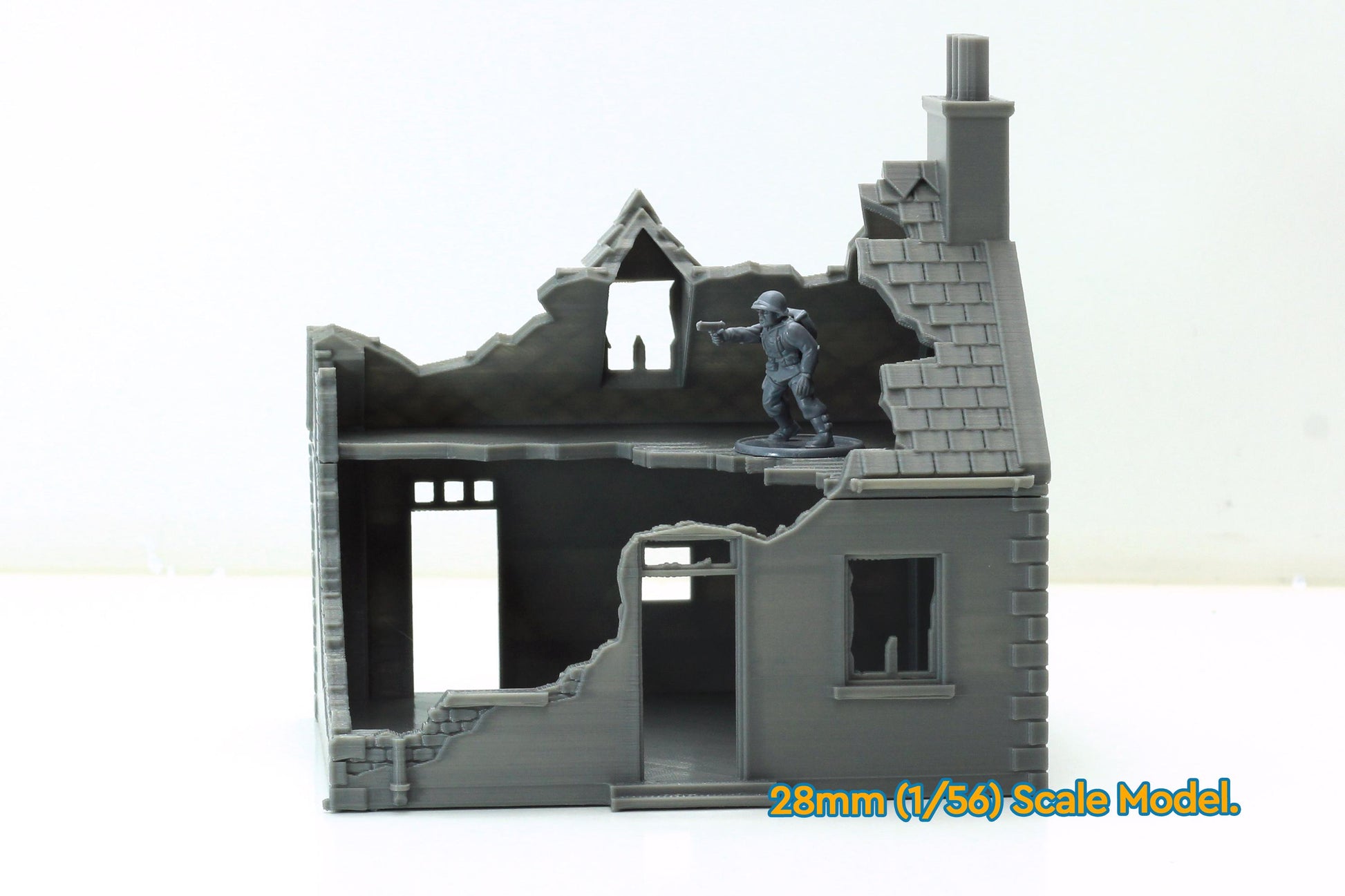 Wargaming Terrain WWII Normandy French Village Houses (set of both) 2 Various Scales Historical Wargaming (US tariffs are pre-paid by us)