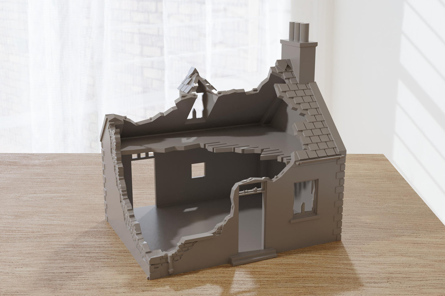 Wargaming Terrain WWII Normandy French Village Houses (set of both) 2 Various Scales Historical Wargaming (US tariffs are pre-paid by us)