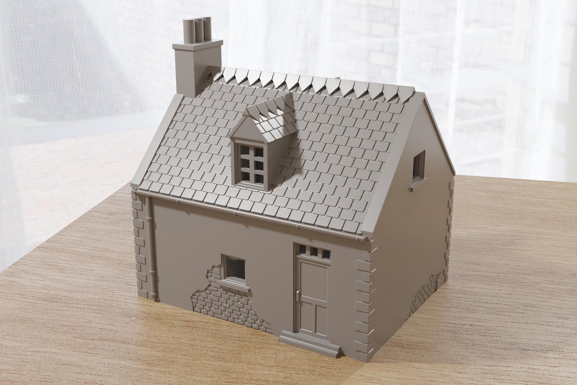 Wargaming Terrain WWII Normandy French Village Houses (set of both) 2 Various Scales Historical Wargaming (US tariffs are pre-paid by us)