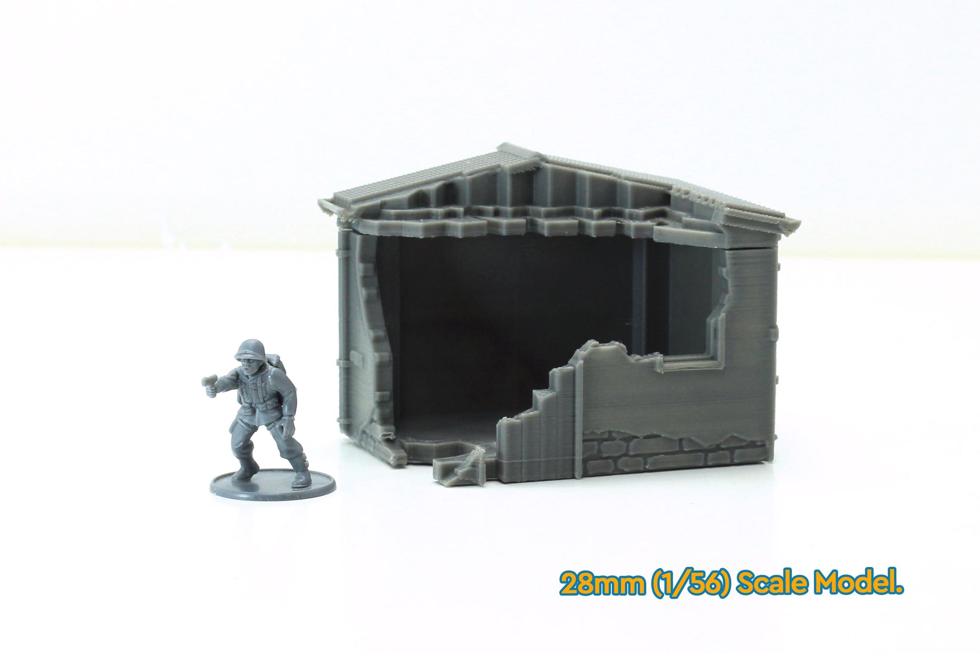 Wargaming Terrain WWII French Sheds (set of 2) Various Scales Historical Wargaming (US tariffs are pre-paid by us)