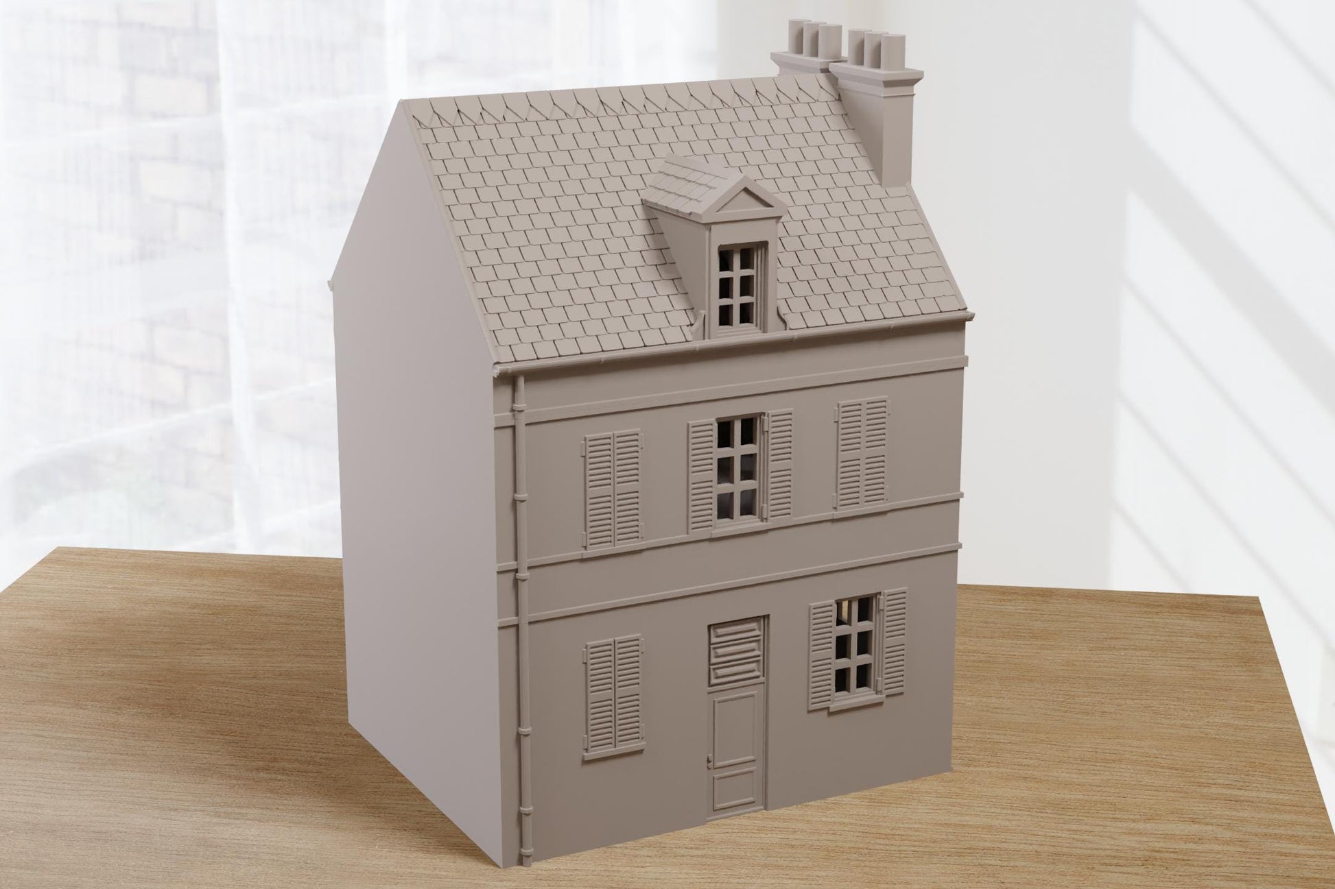 Wargaming Terrain WWII Normandy Row Cottage 13 Various Scales Historical Wargaming (US tariffs are pre-paid by us)
