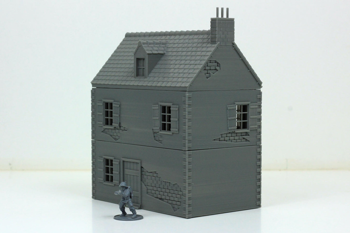 Wargaming Terrain WWII Normandy Village House 1 Various Scales Historical Wargaming (US tariffs are pre-paid by us)
