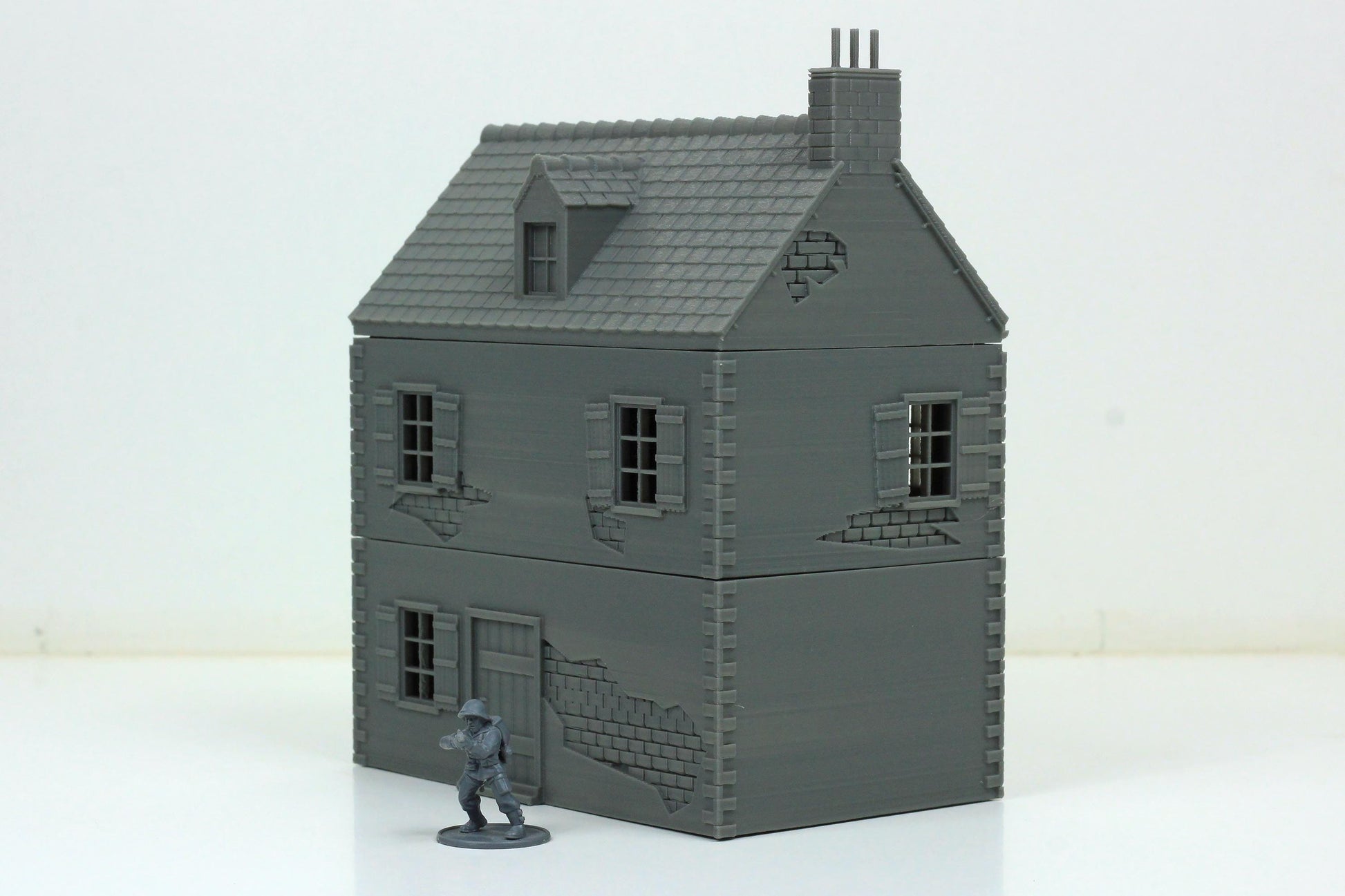 Wargaming Terrain WWII Normandy Village House 1 Various Scales Historical Wargaming (US tariffs are pre-paid by us)