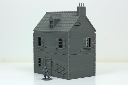 Wargaming Terrain WWII Normandy Village House 1 Various Scales Historical Wargaming (US tariffs are pre-paid by us)