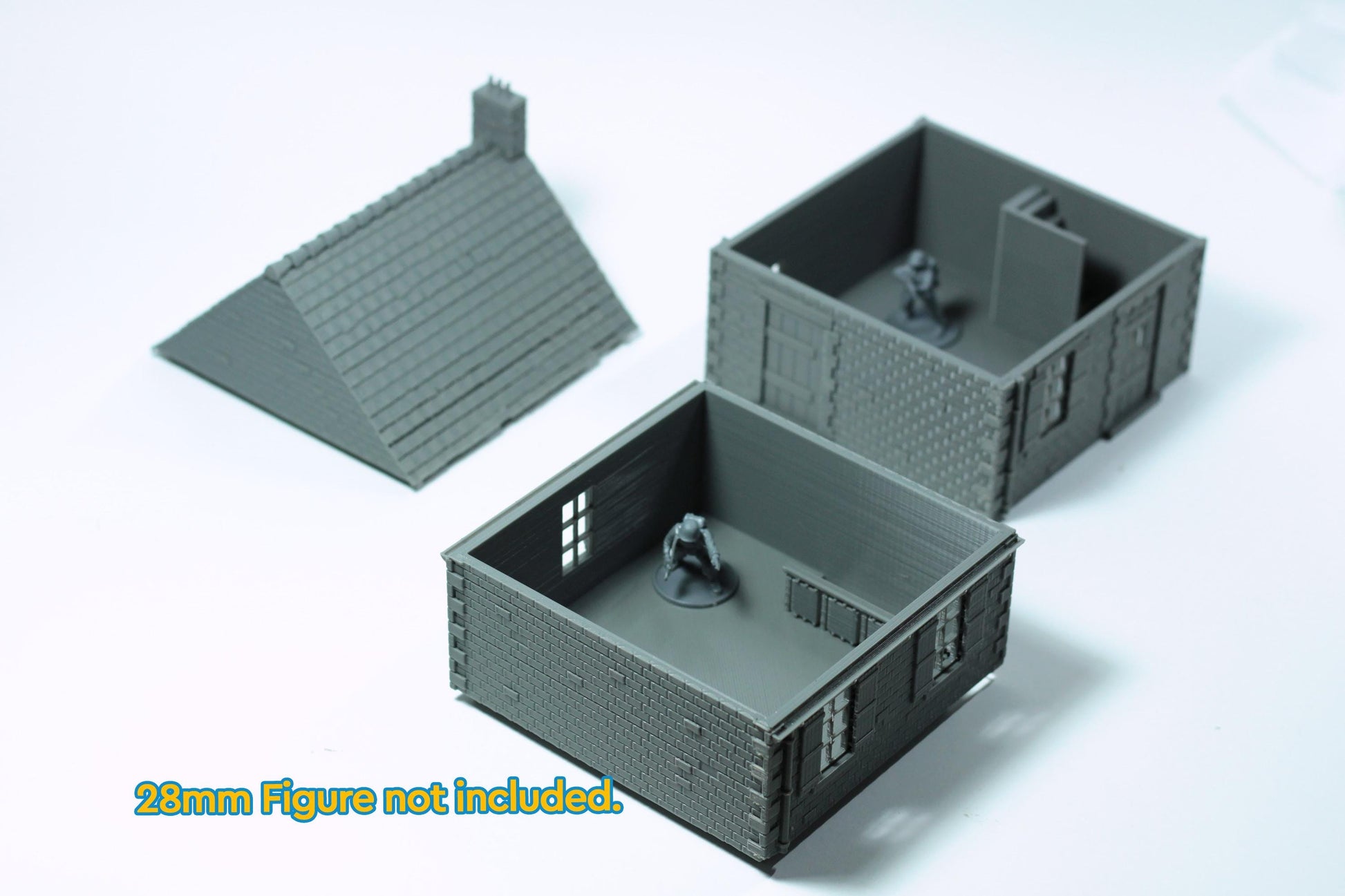 Wargaming Terrain WWII Normandy Village House 2 Various Scales Historical Wargaming (US tariffs are pre-paid by us)