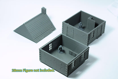 Wargaming Terrain WWII Normandy Village House 2 Various Scales Historical Wargaming (US tariffs are pre-paid by us)
