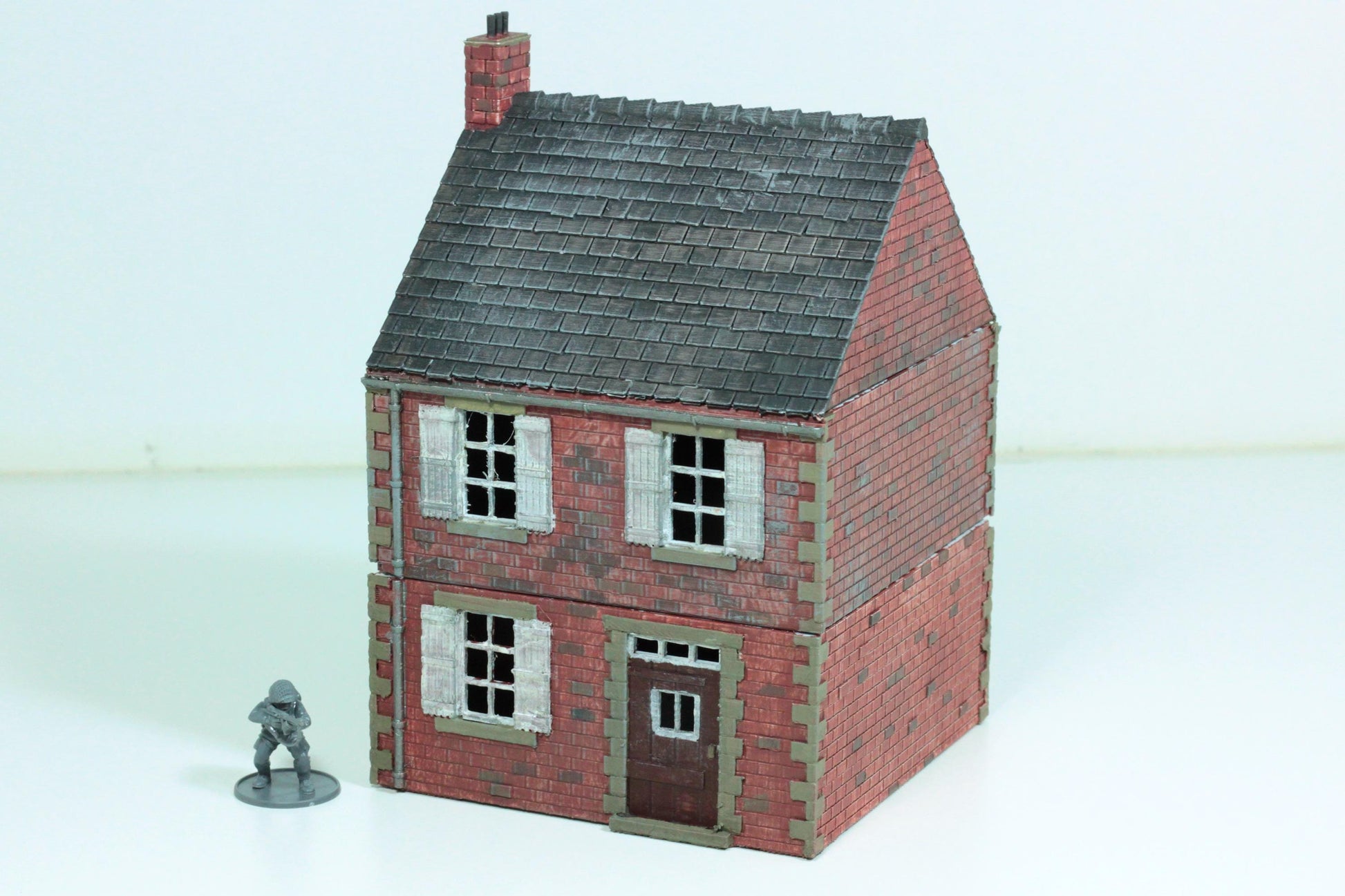Wargaming Terrain WWII Normandy Village House 2 Various Scales Historical Wargaming (US tariffs are pre-paid by us)