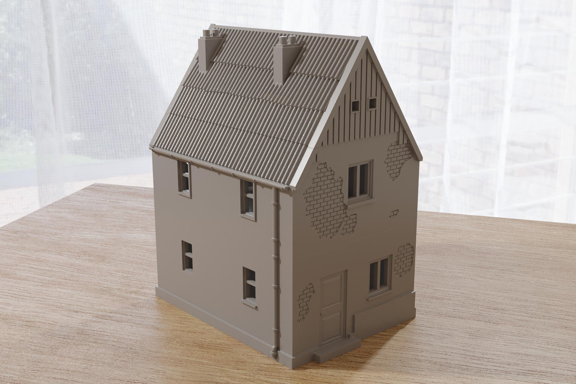Wargaming Terrain WWII Polish Village House 1 Various Scales Historical Wargaming (US tariffs are pre-paid by us)