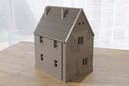 Wargaming Terrain WWII Polish Village House 1 Various Scales Historical Wargaming (US tariffs are pre-paid by us)