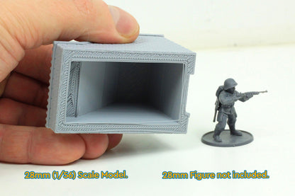 Wargaming Terrain Root Cellar Entrance (set of 3) Various Scales Historical Wargaming (US tariffs are pre-paid by us)
