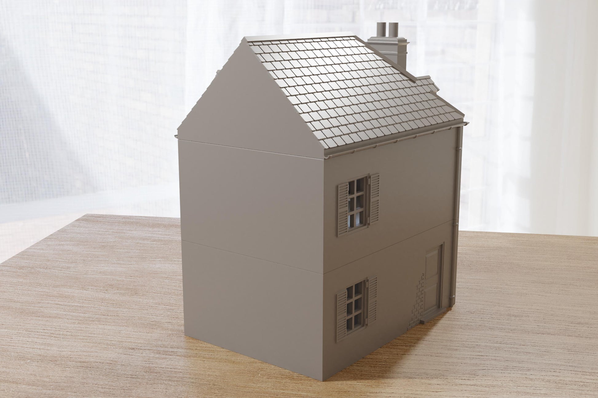 Wargaming Terrain WWII Sainte Mere Eglise French House 2 Various Scales Historical Wargaming (US tariffs are pre-paid by us)