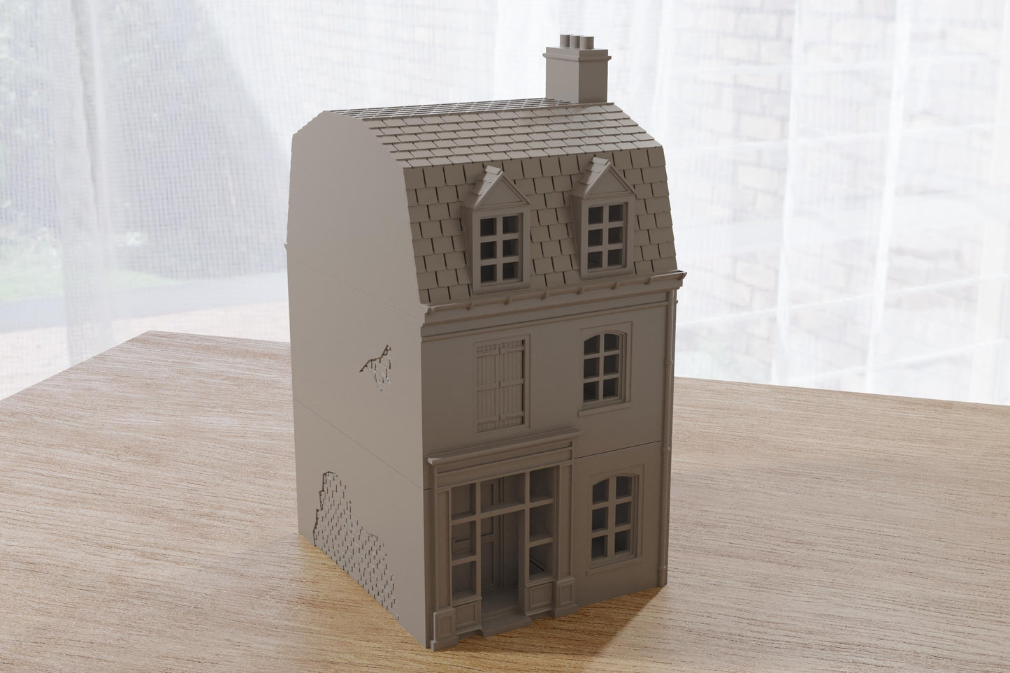 Wargaming Terrain WWII Sainte Mere Eglise French House 4 Various Scales Historical Wargaming (US tariffs are pre-paid by us)