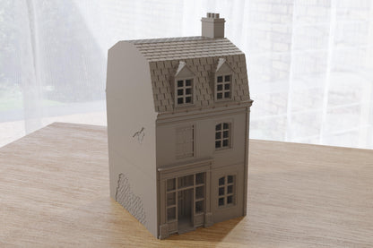 Wargaming Terrain WWII Sainte Mere Eglise French House 4 Various Scales Historical Wargaming (US tariffs are pre-paid by us)
